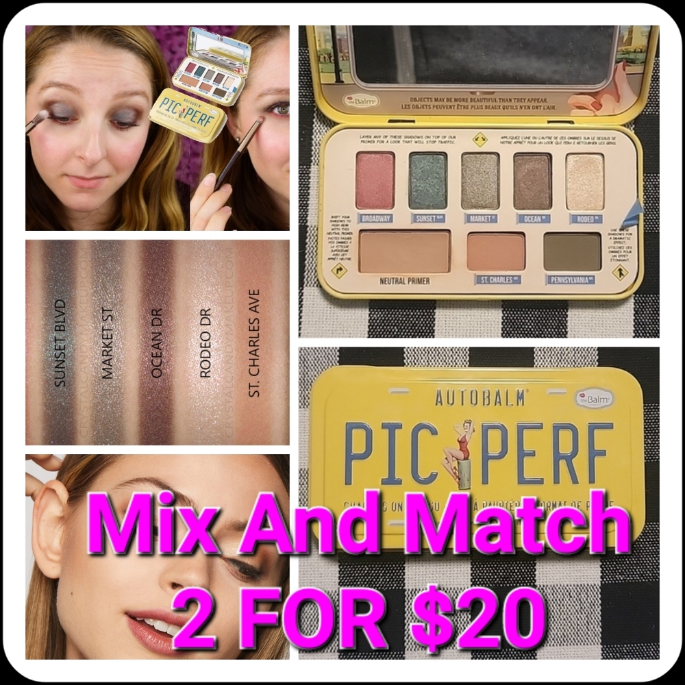 2 FOR $20. The Balm "Pic Perf" Palette